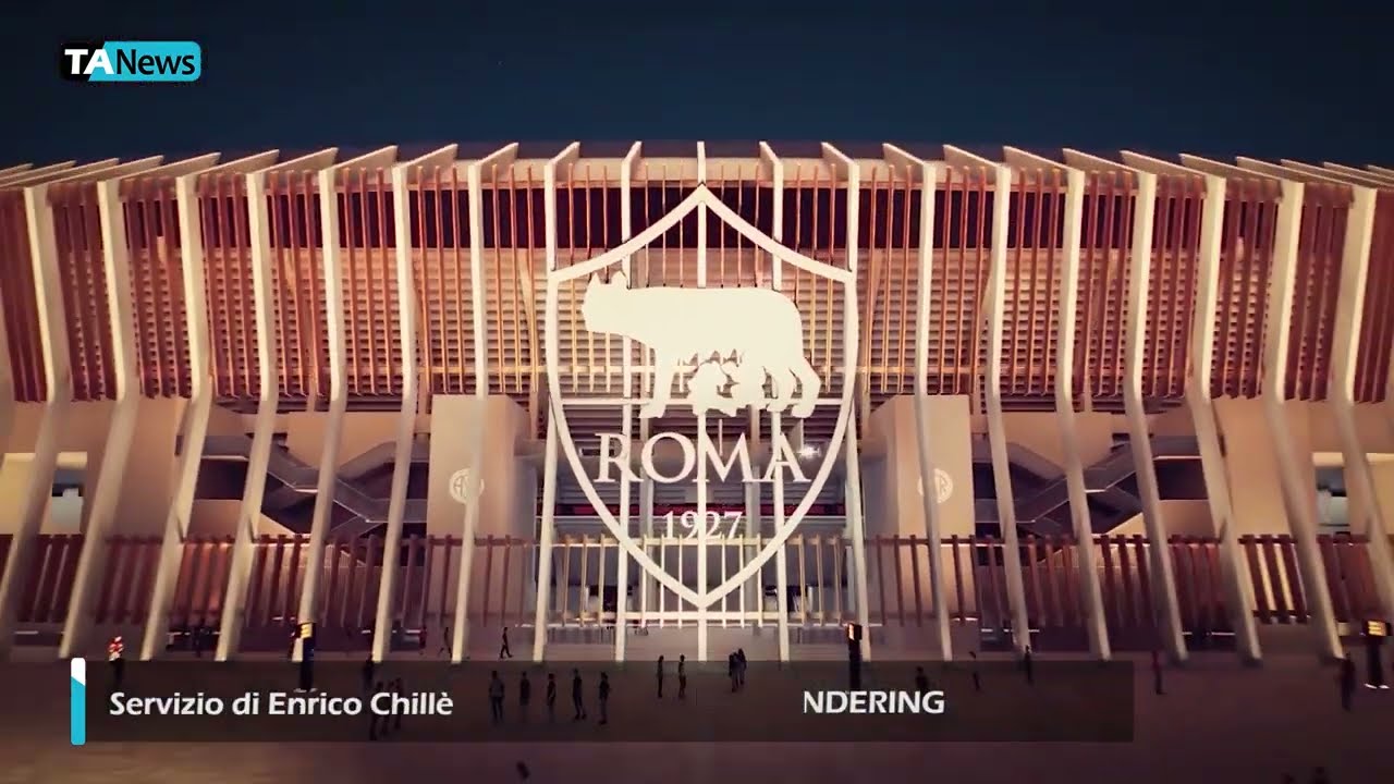 Stadio della Roma, ecco il video del rendering
