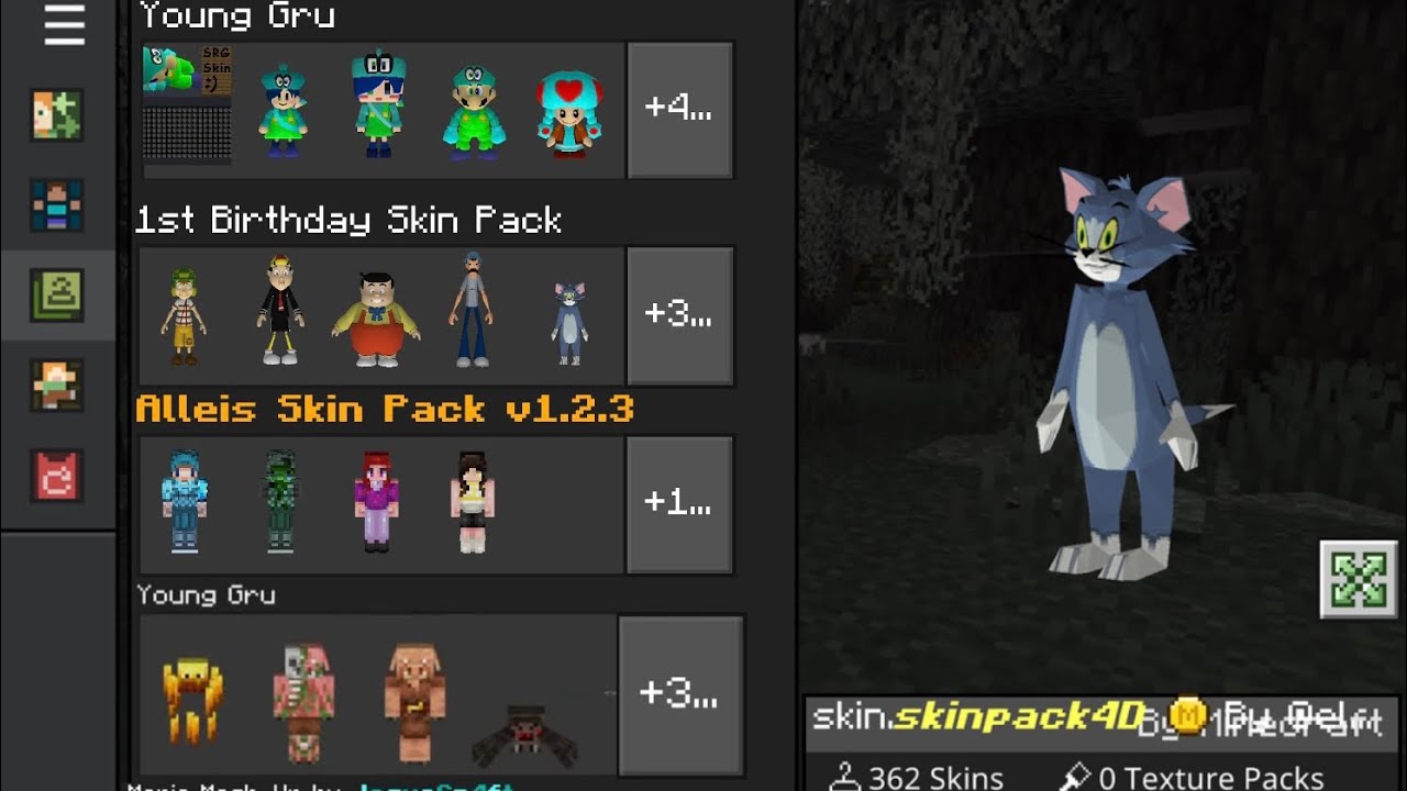 (2025) HOW TO get 4D SKINS for MINECRAFT bedrock edition 💀💀