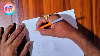 How To Draw Madina Drawing Easy | Learn To Draw Mosque Easy | Muslim Drawing Easy