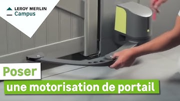 How to install a gate motor? Leroy Merlin