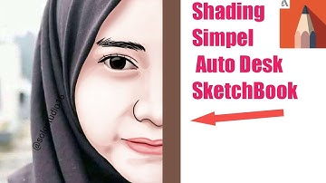 Speed Art | Membuat Vektor Di Autodesk SketchBook Shading Wajah