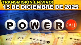 POWERBALL: Resultado POWERBALL del LUNES 15 de diciembre de 2025