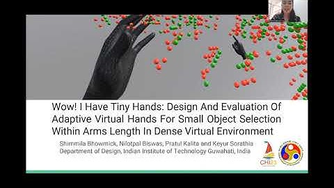 Design And Evaluation of Tiny Hands: Adaptive Virtual Hands For Small Object Selection in VR