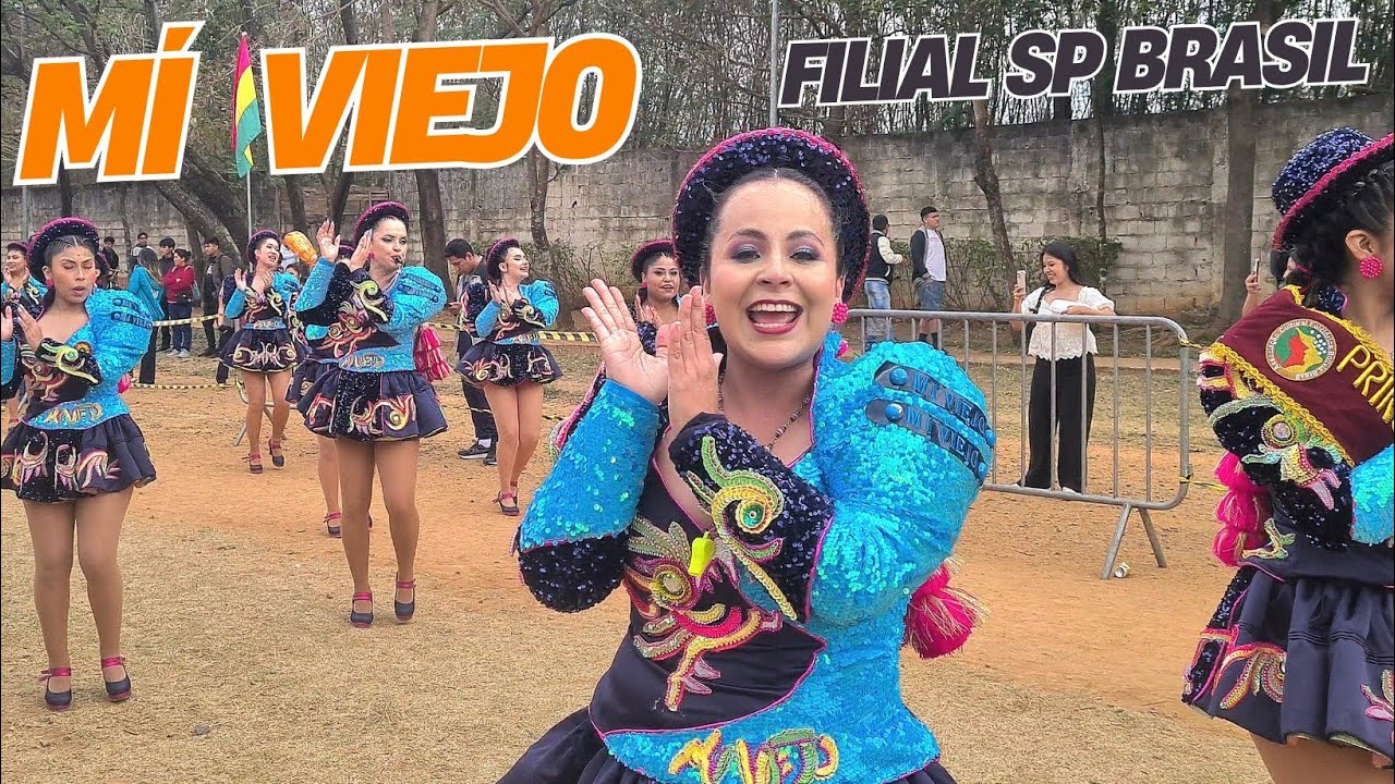 Caporales Mí Viejo SP Brasil haciendo su presentación en Fé & Cultura 2025