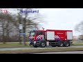 [SCHUIMBLUSVOERTUIG] P1 Brandweer en Politie met spoed naar Vrachtwagenbrand A6