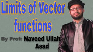 Limits of a Vector Functions| Calculus