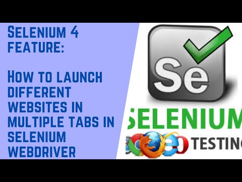 How to launch Multiple Websites in multiple tab in Selenium | Step By Step