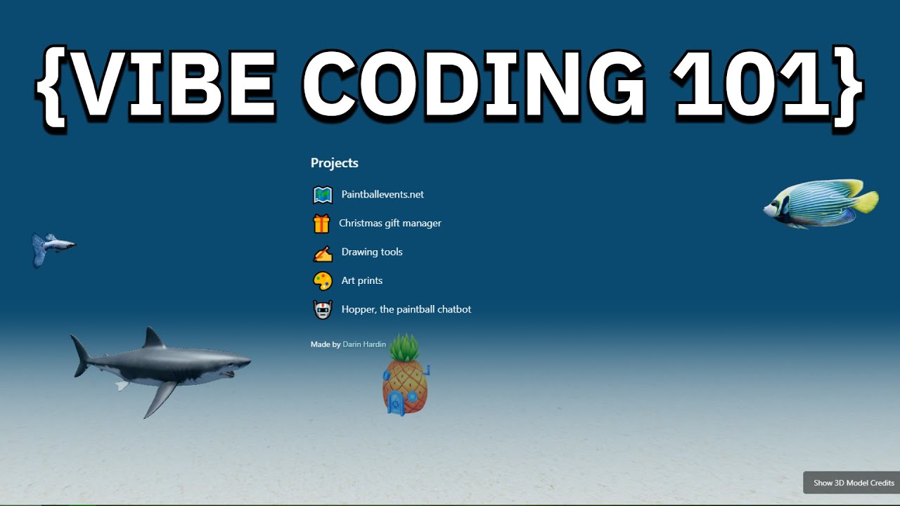 How to get started with vibe coding | Vibe Coding with Darin Episode 1 ...