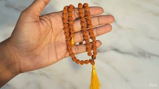 Product Video for: Nepali Rudraksha Mala - 108 Beads