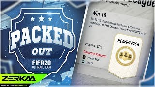 NEW PLAYER PICKS OBJECTIVES IN FUT CHAMPS! (Packed Out #111) (FIFA 20 Ultimate Team)