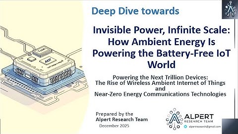 Invisible Power, Infinite Scale: How Ambient Energy Is Powering the Battery-Free IoT World
