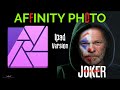 Affinity Photo How to create the Joker Ipad Version