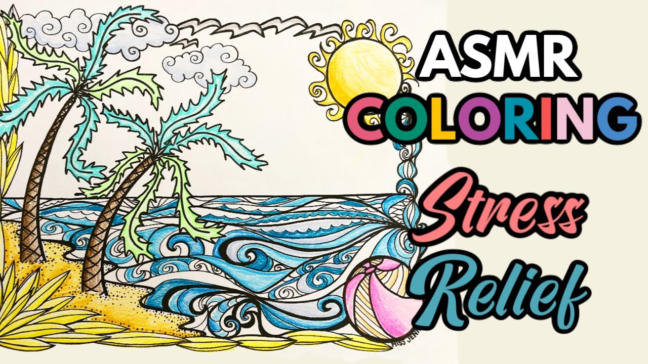 ️ ASMR 🌟 Relaxing Coloring With Whispering & More | Instant Stress ...