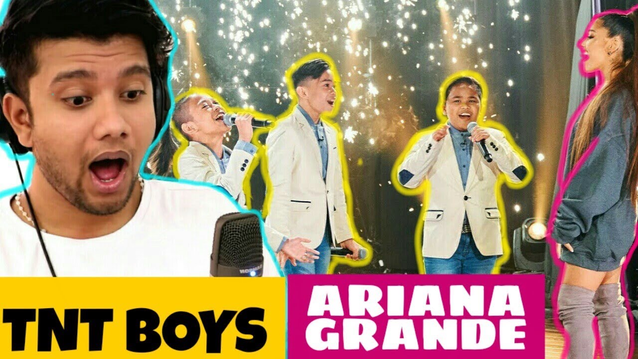 SINGER Reacts to Ariana Grande Surprises TNT Boys f/ 'The World's Best