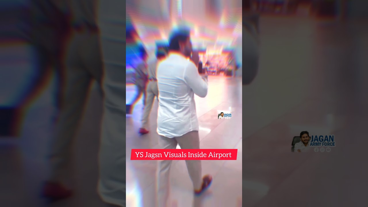 YS Jagan Mohan Reddy ✈️ Calm, Confident & Charismatic Inside the Airport | Jagan Anna | YSRCP |