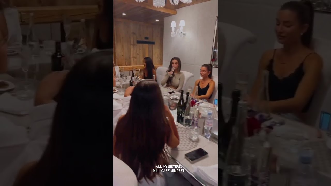 Dan Bilzerian all millionaire girl on dinner table