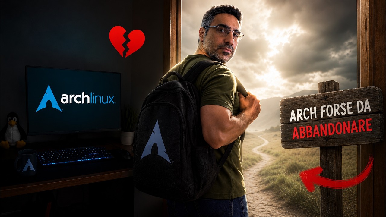 Thumbnail del video È finita per ARCH LINUX? La verità sull'attacco all'AUR
