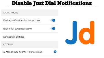 How to Disable Notifications from Justdial App | Step by Step Guide