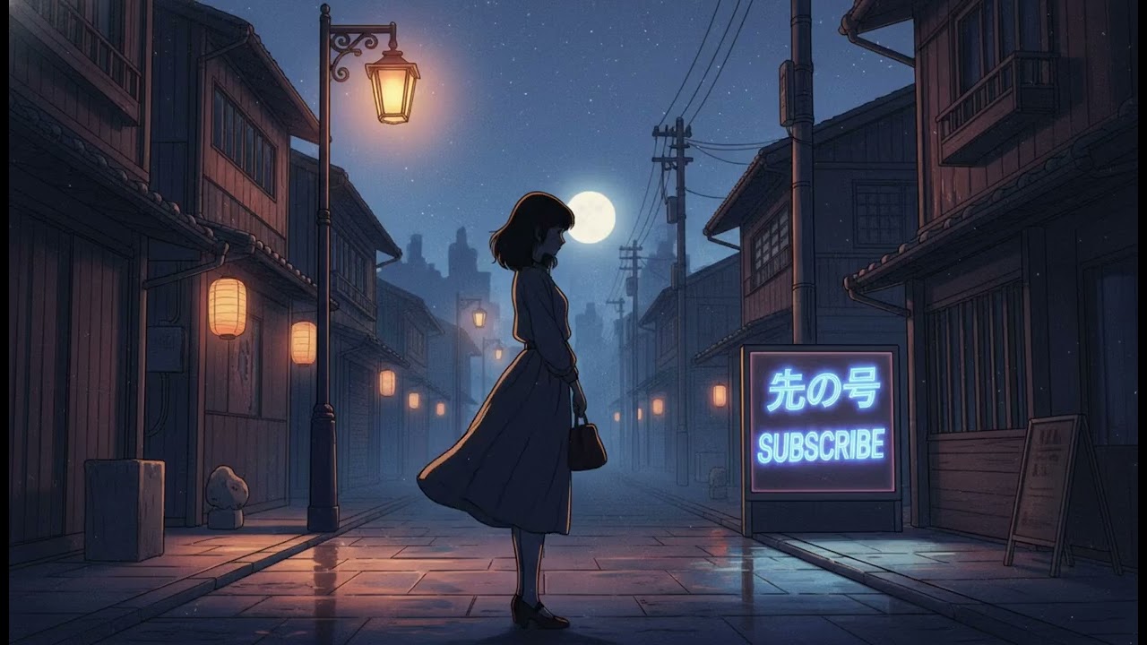 Retro Tokyo Girl 🌸 Chill Lofi Beats for Quiet Evenings