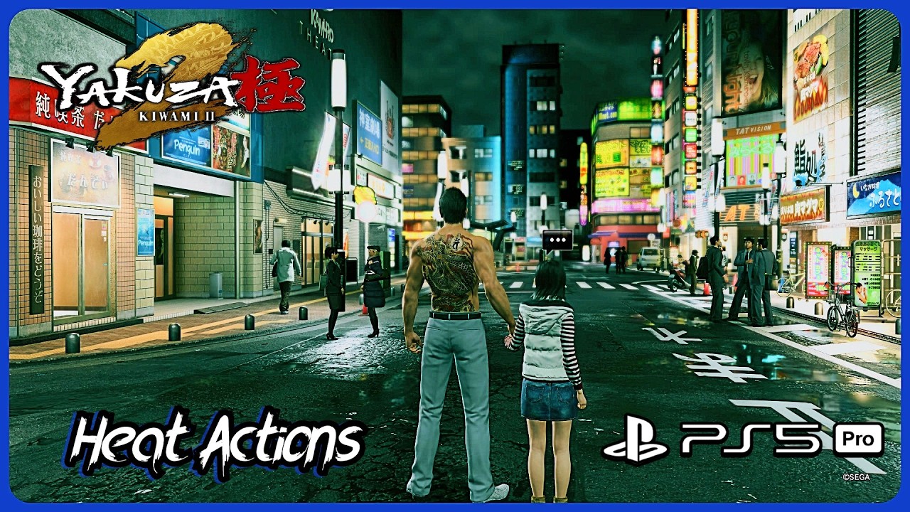 [Yakuza Kiwami 2]  Heat Actions - Takedowns & Brutal Combat Gameplay Vol.3 - PS5 Pro