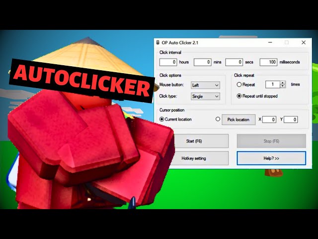 🛌 How to AUTO CLICK in Roblox BedWars 