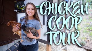 My Backyard Chicken Coop Tour  Enclosed Chicken Run in the Colorado Rockies