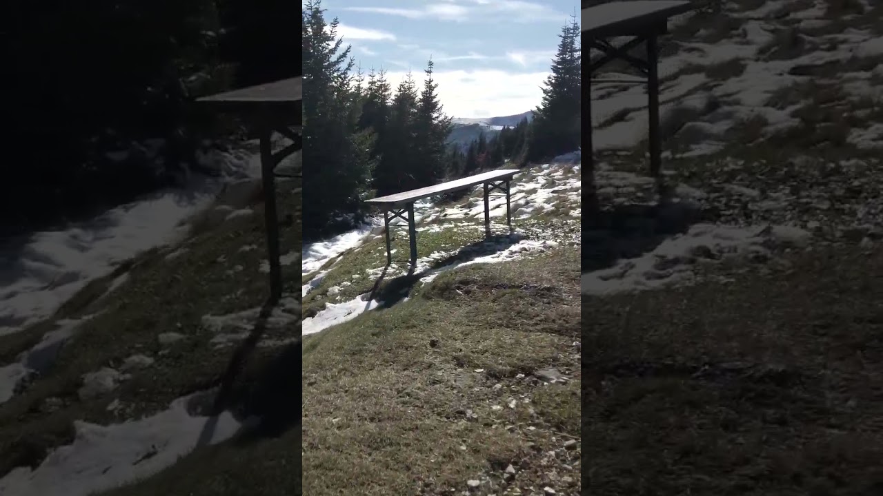 Broken bench in the mountains (Speikkogel 2140m)