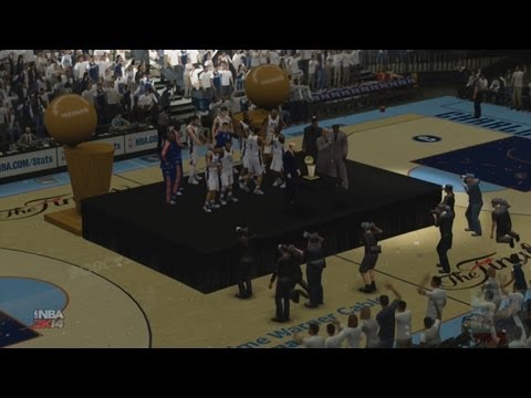 NBA 2K14 Charlotte Bobcats NBA Finals Introduction Championship Celebration