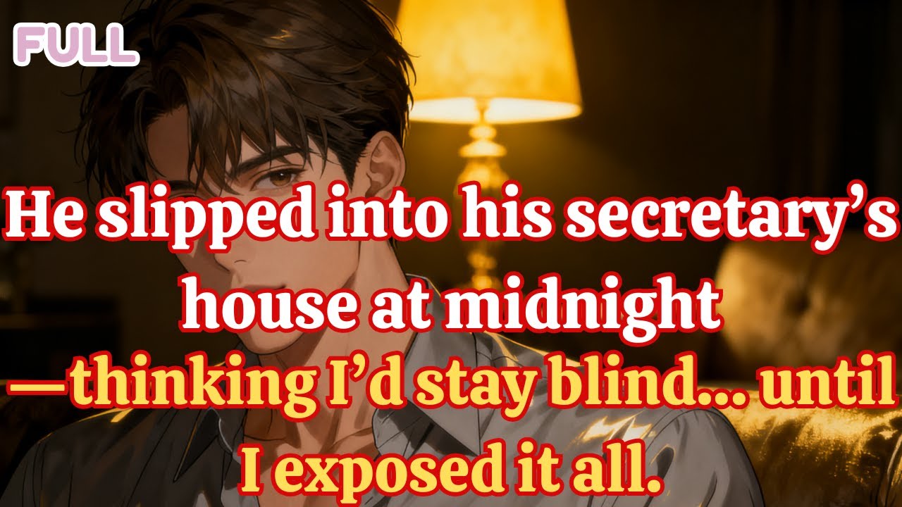 He slipped into his secretary’s house at midnight—thinking I’d stay blind… until I exposed it all