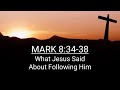 What jesus said about following him