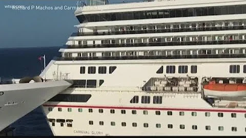 Passengers from the cruise ships that collided talk about their experience