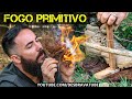Como fazer fogo primitivo - Fogo com Bow Drill ou Fogo com Arco e Broca Ft. Humberto Costa