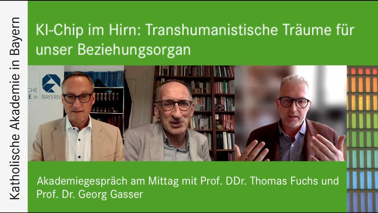 Thomas Fuchs und Georg Gasser: KI-Chip im Hirn - Transhumanistische Träume für unser Beziehungsorgan
