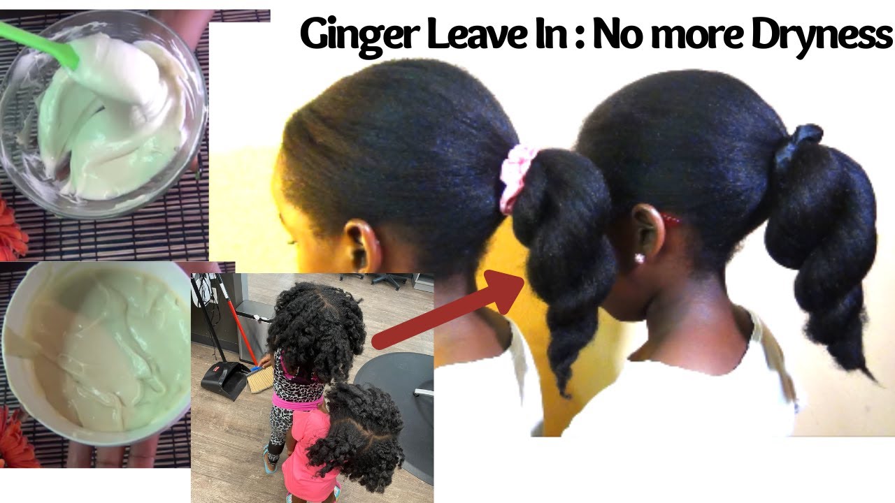 I'm Shocked! Mix Ginger & Okra to Make Your Own Leave in @ Home & Your Hair will never be dry again.