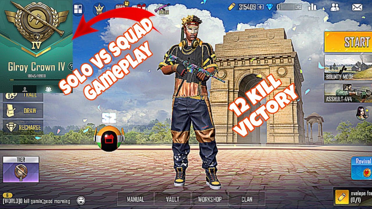 raider six solo vs squad rus gameplay video in 2023.12 kill victory.