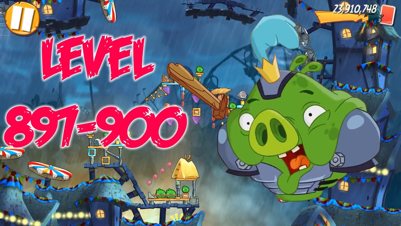 ANGRY BIRDS 2 PC LEVEL 897-900 (KING PIG) - PIG CITY PORKLAND