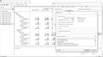 Customizable tables in Stata 17: Cross-tabulations