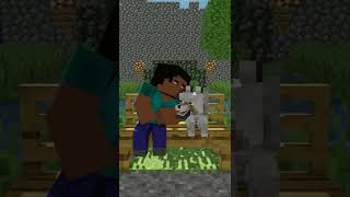 I Love My Dog (Minecraft Animation) #shorts