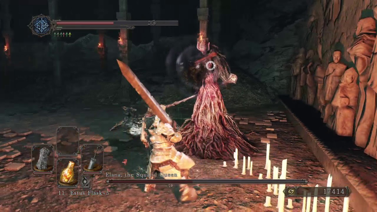 Elana, Squalid Queen DS2 Boss Fight