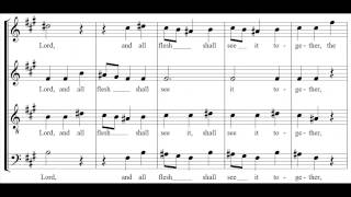 Haendel - Messiah - And the glory of the Lord - Jacobs chords