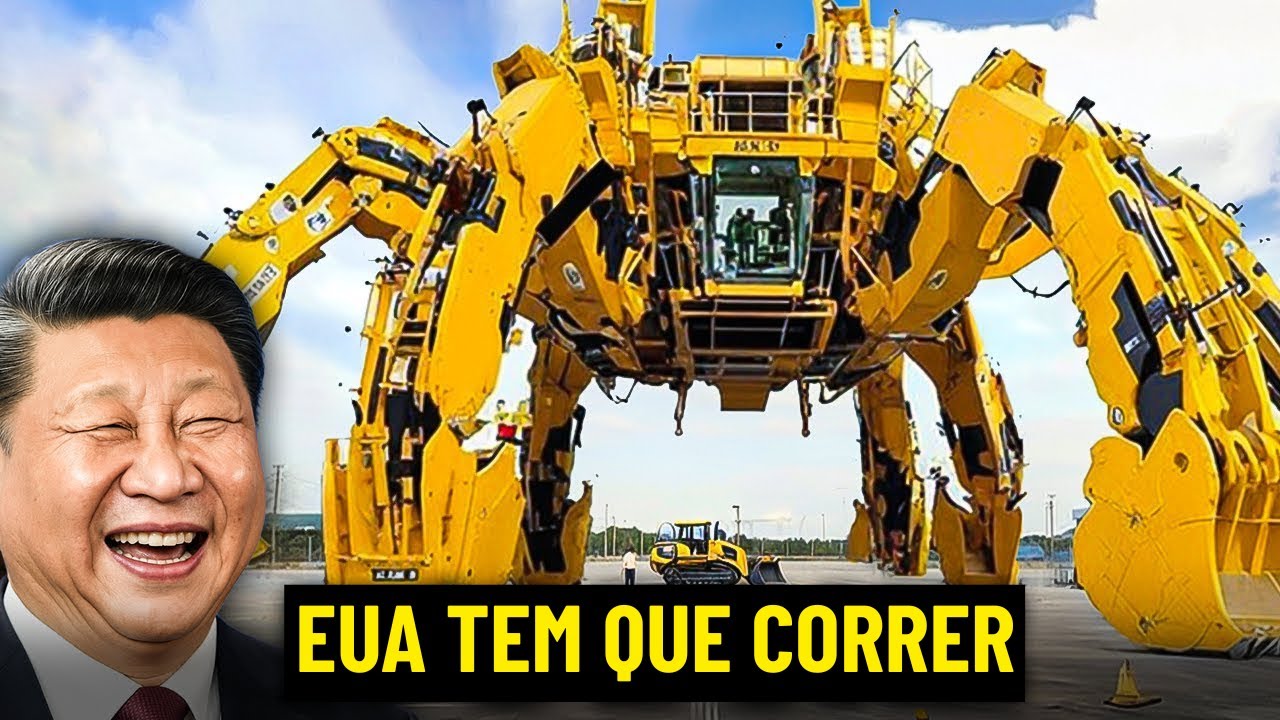 Até o presidente dos EUA ficou chocado ao ver a máquina de construção fabricada na China!