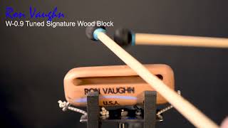 Ron Vaughn Woodblock - #2 - North American Walnut | Steve Weiss Music