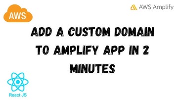 How to add a custom domain to amplify app || Amplify domain management  || deploy react app
