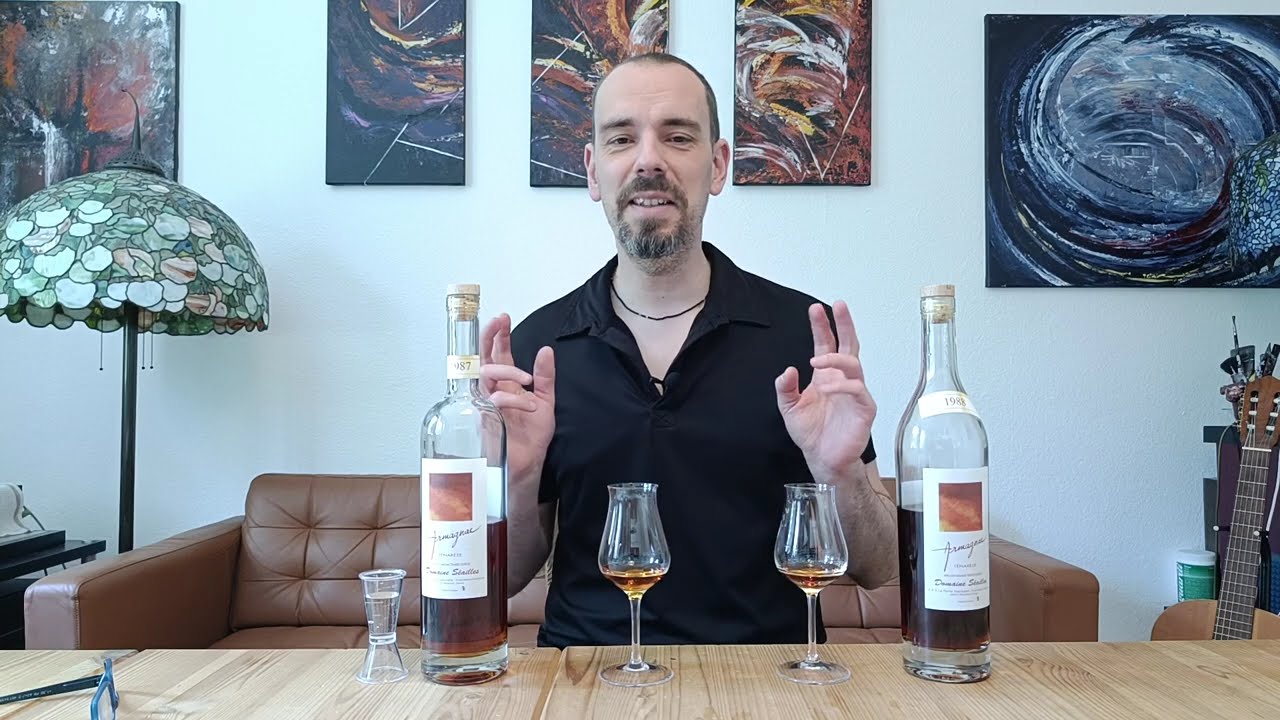 Domaine Séailles Armagnac Ténarèze 1987/2021 und 1988/2022 Verkostung