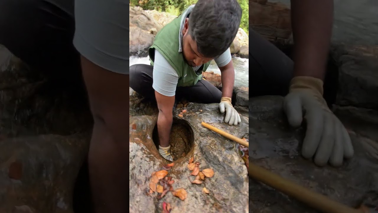 River Rock Hole Gem Mining – Digging Deep for Rare Gemstones | Amazing Finds