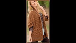 Модели Вязаных Кардиганов - фото - 2019 / Models Knitted Cardigans photo