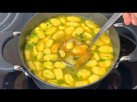 видео: Старинный суп Без мяса за 20 минут! Вкусный, экономный и быстрый Суп! Суп с ГАЛУШКАМИ