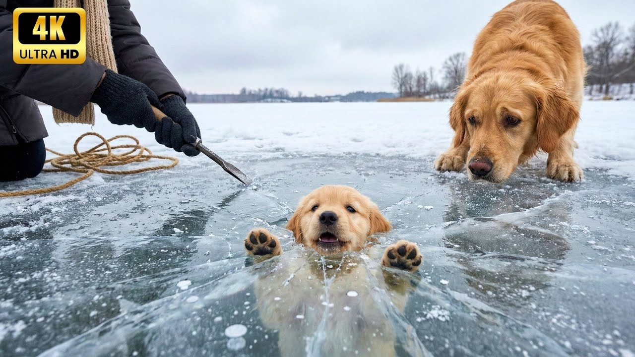 The Ice Cracked… The Woman Hit the Ice Mom Didn’t Look Away