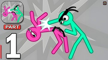 Slapstick Fighter - Gameplay Walkthrough Part 1 - Tutorial (Android, iOS)