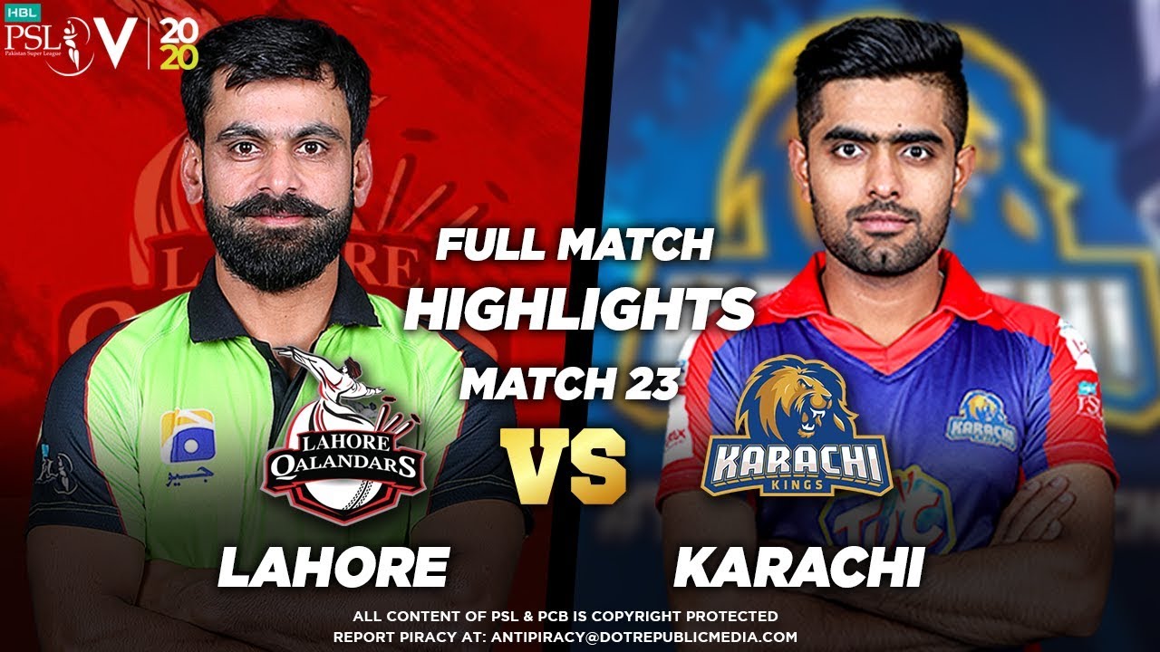 Highlights Match 23 LQ vs KK Program 8-March-2020 Shaam TV